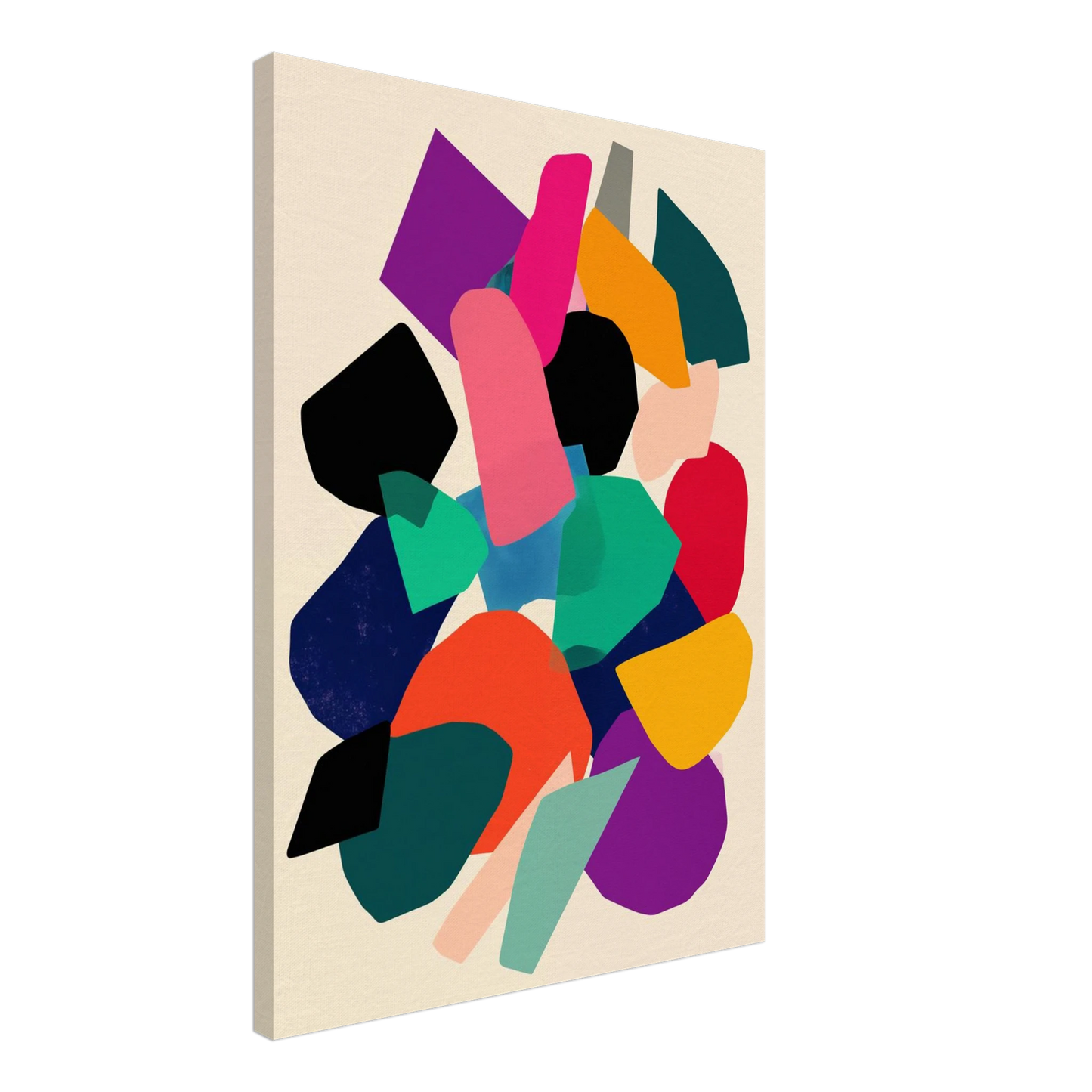 Farbfragment No. 01 Leinwand 50x70 cm - Pixara