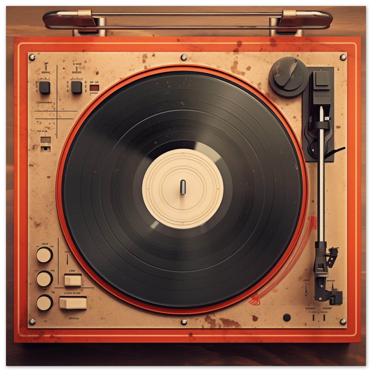 Vinyl-Nostalgie 30x30 cm - Pixara