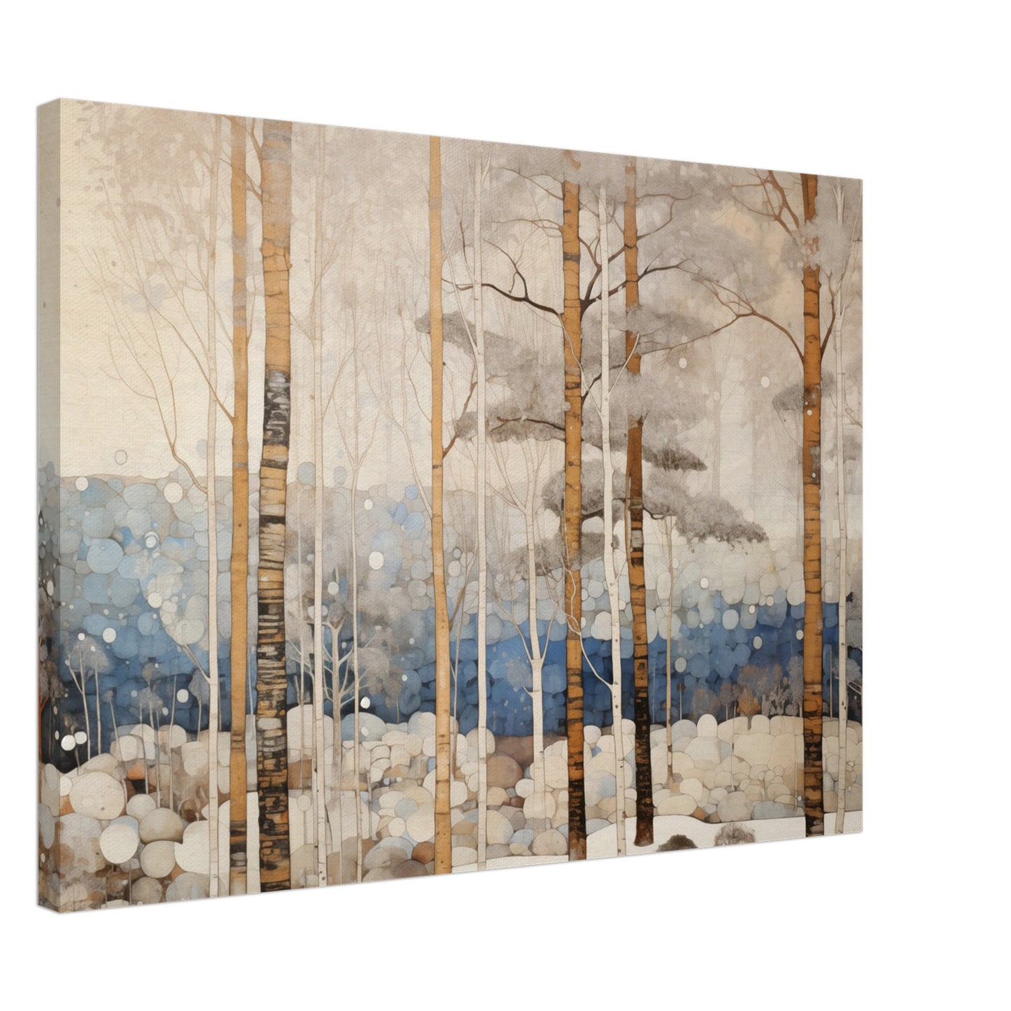 Wintermorgen Leinwand 50x70 cm - Pixara