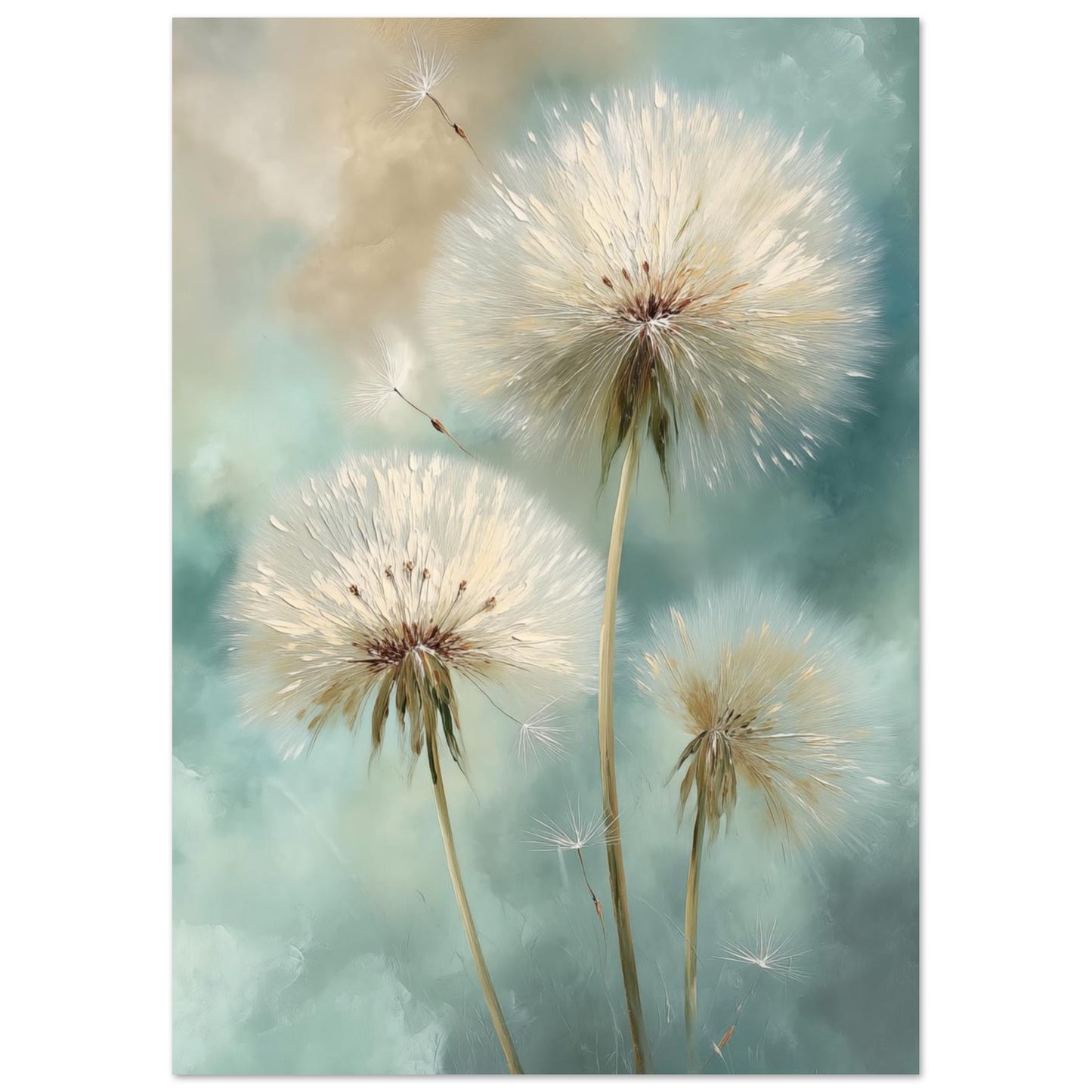 Pusteblumen im Wind 21x29.7 cm - Pixara