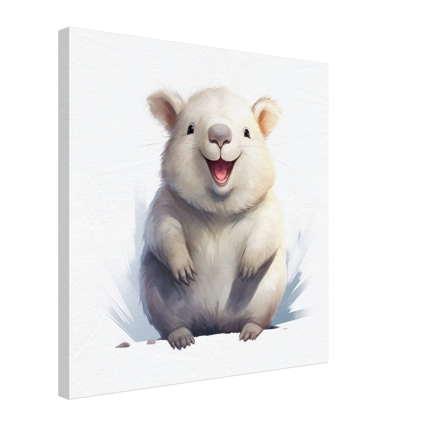 Wombat "Willi" Leinwand 50x50 cm - Pixara