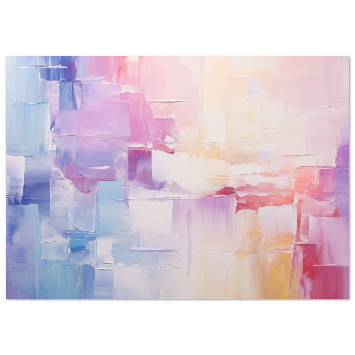 Farbflut Poster A4 21x29.7 cm - Pixara
