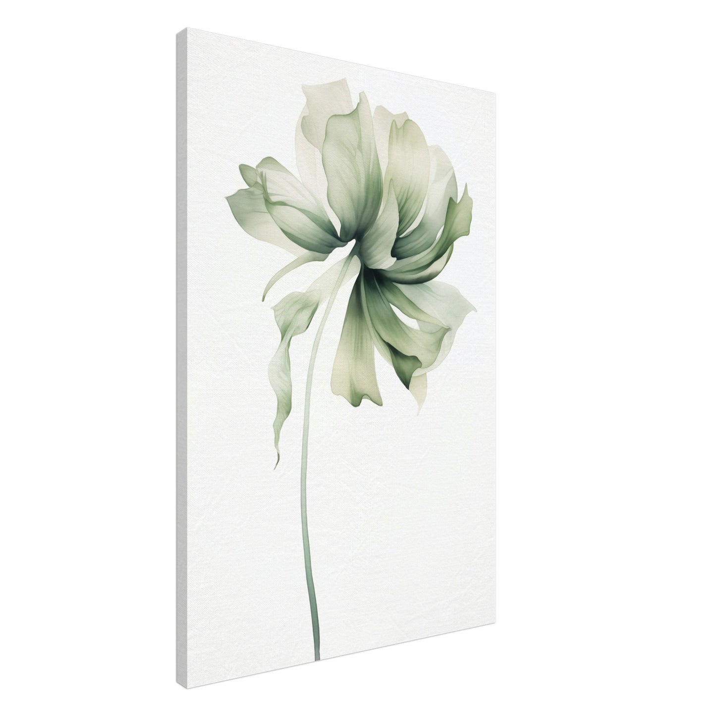 Florale Whisper Leinwand 60x90 cm - Pixara
