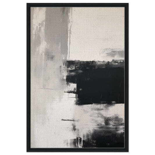 Silent Reflections | Gerahmte Leinwand Schwarzer Rahmen 60x90 cm - Pixara