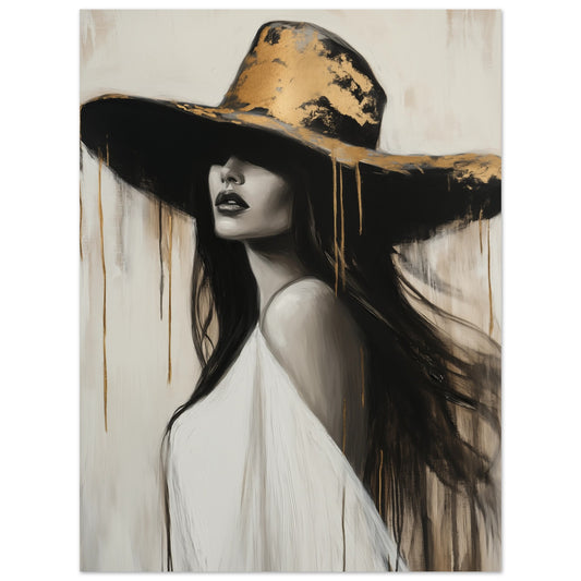 Schwarz-Weiße Eleganz 30x40 cm - Pixara