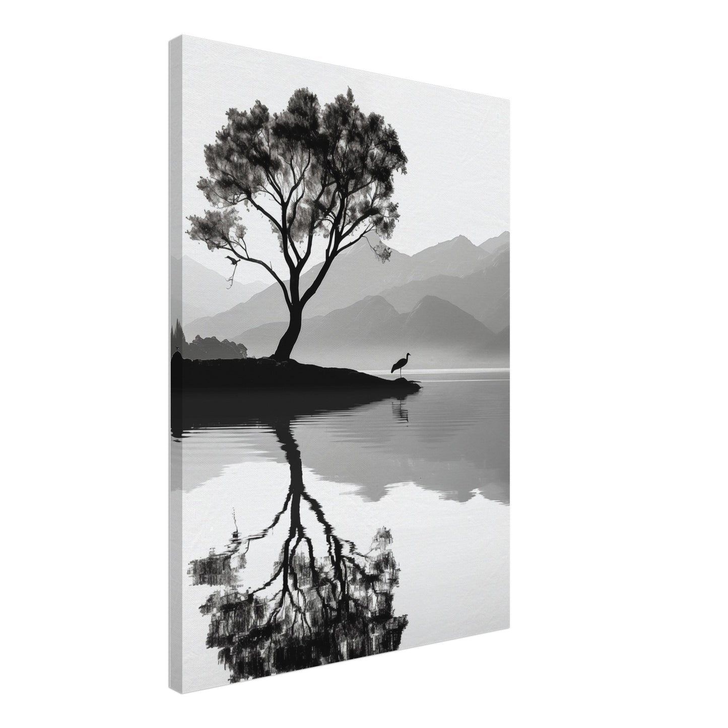 Reflexionen der Einsamkeit Leinwand 50x70 cm - Pixara