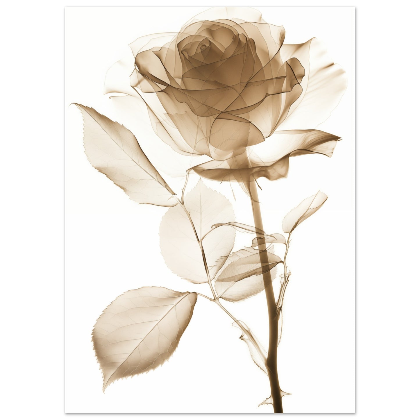 Röntgenrose 50x70 cm - Pixara