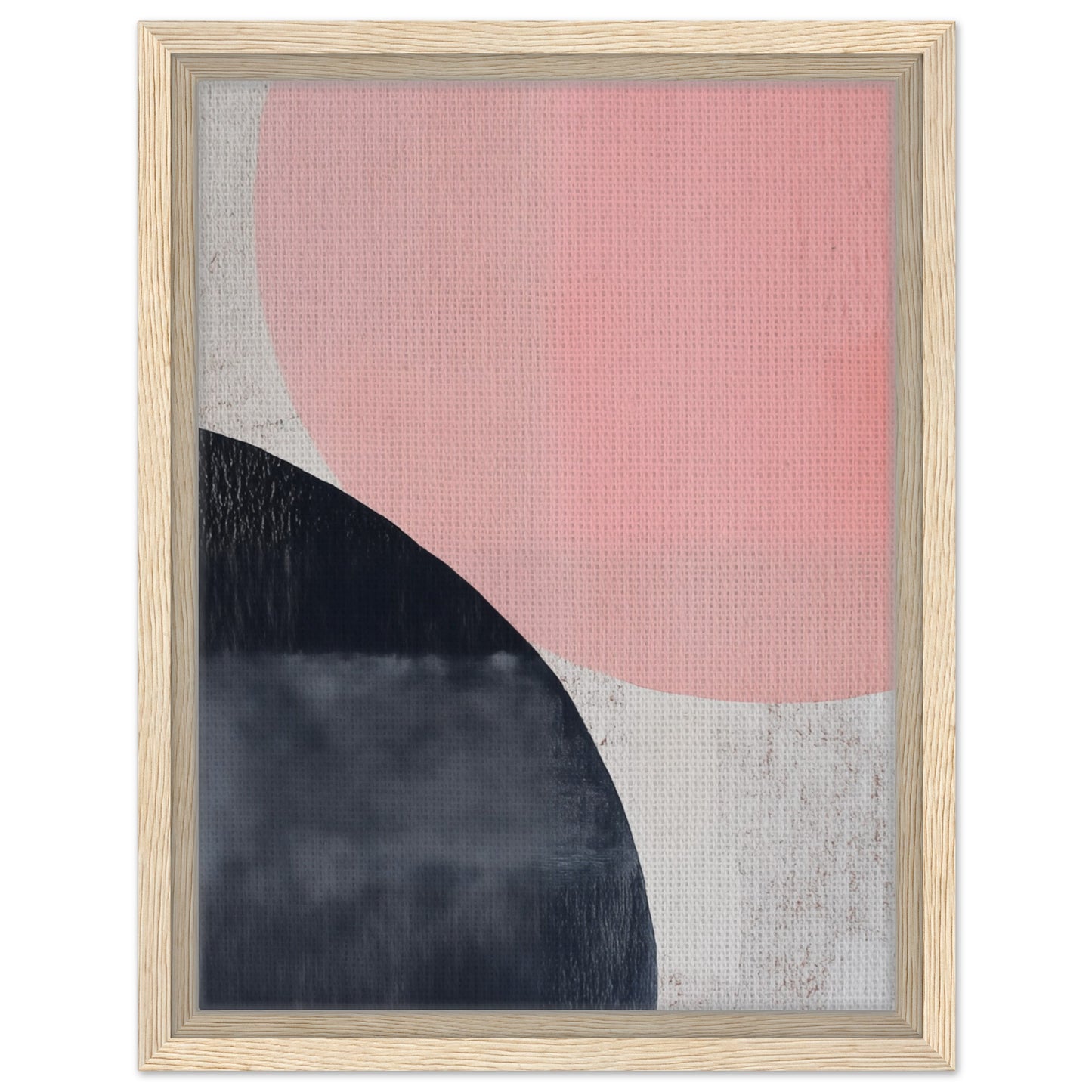 Geometrische Harmonie | Gerahmte Leinwand Holzrahmen 30x40 cm - Pixara