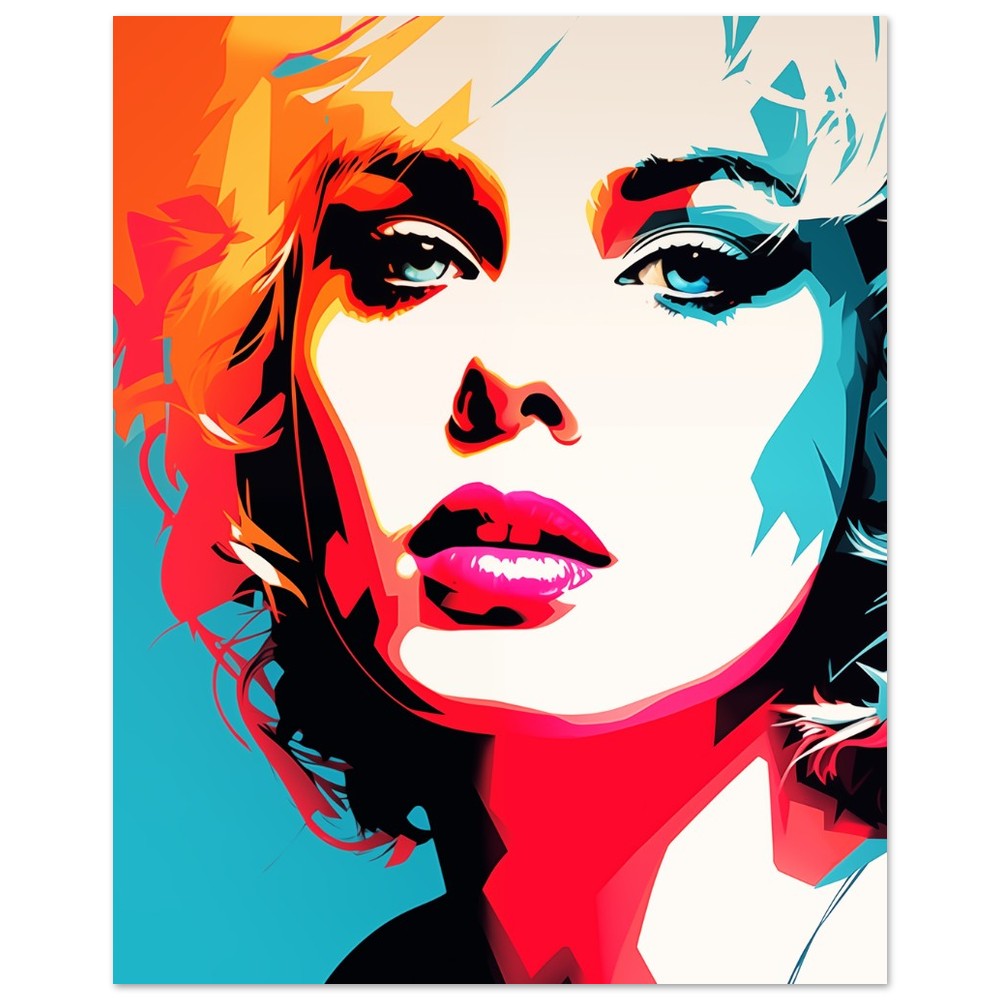 Retro Chic Muse 40x50 cm - Pixara