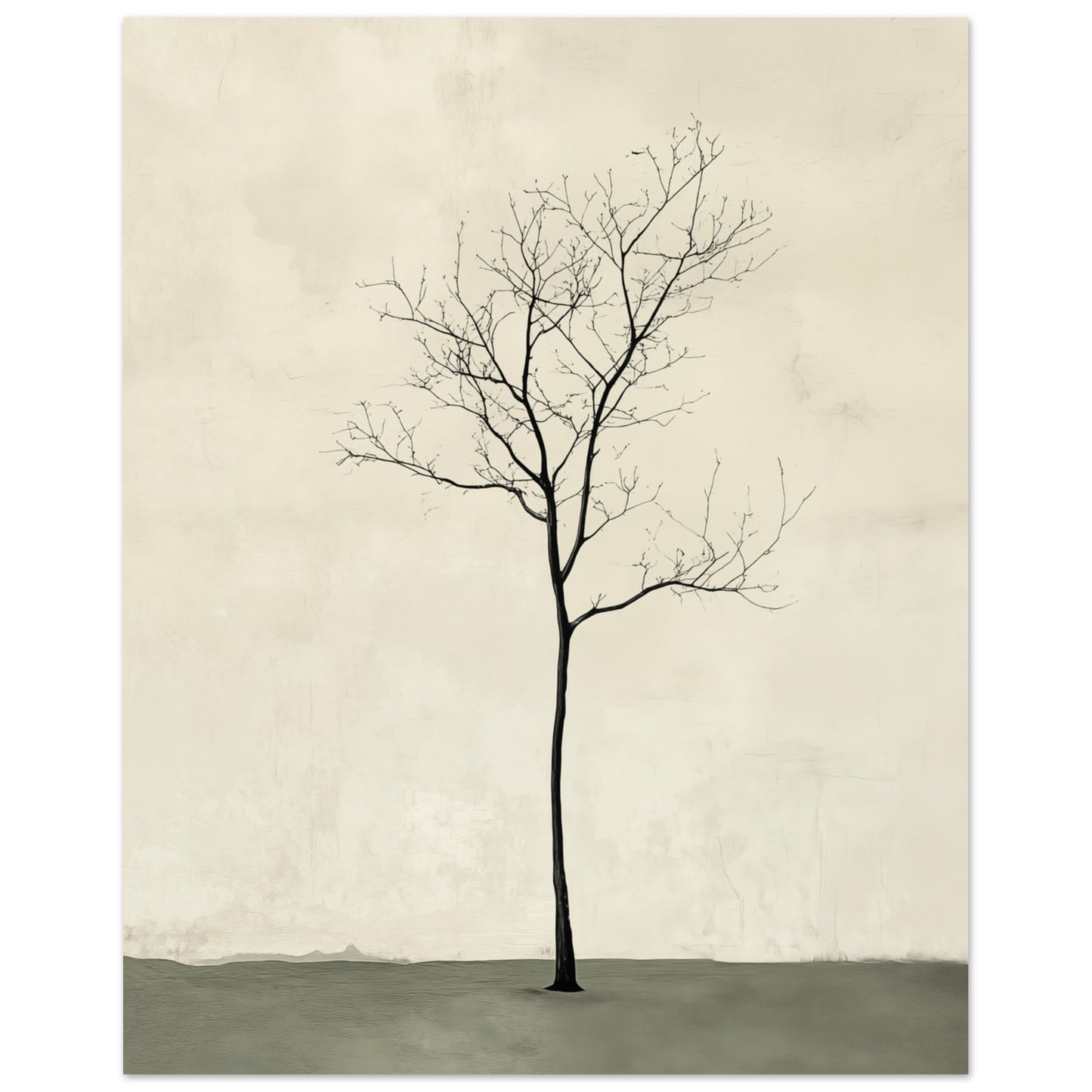 Baum in der Stille Poster 20x25 cm - Pixara