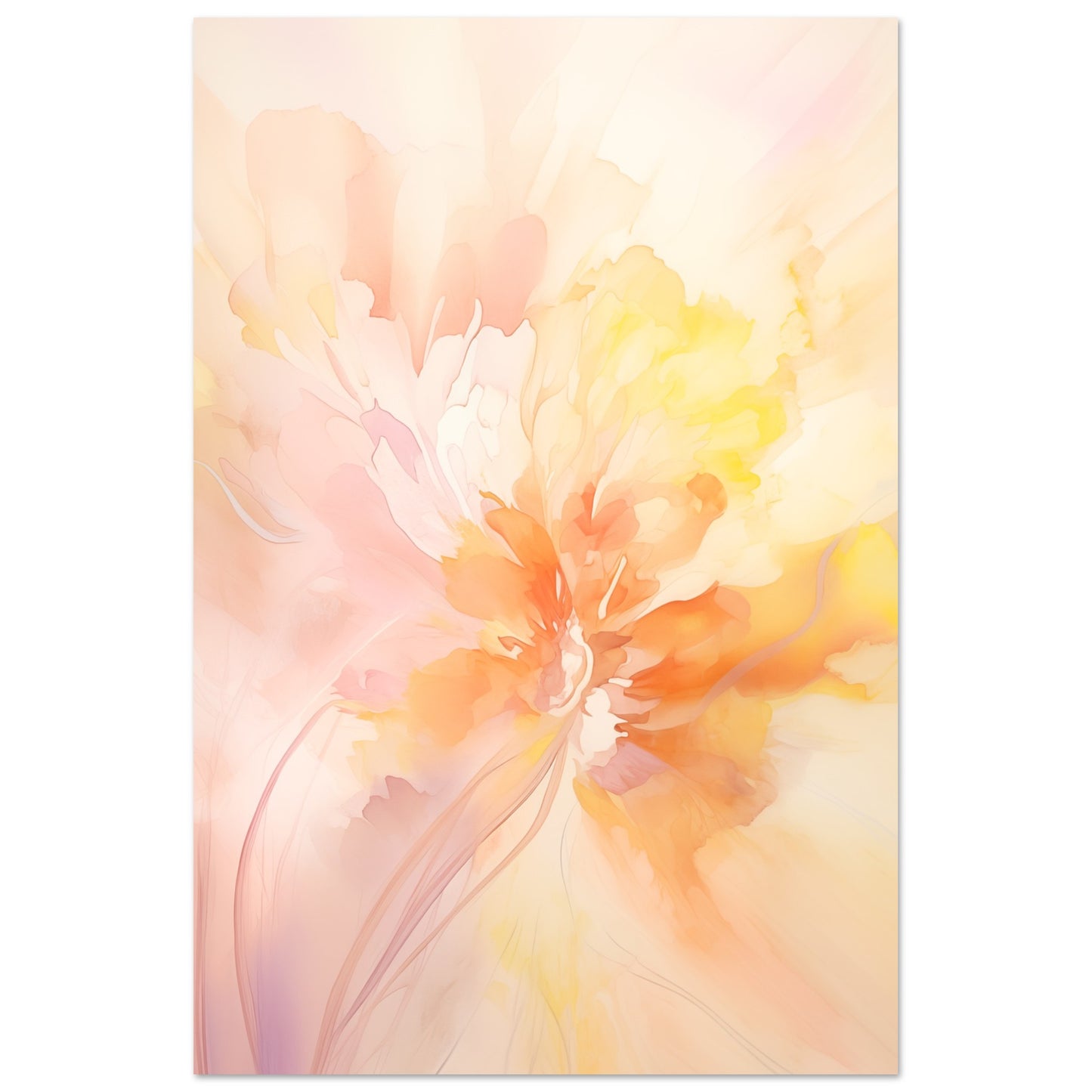 Zarte Entfaltung Poster 60x90 cm - Pixara