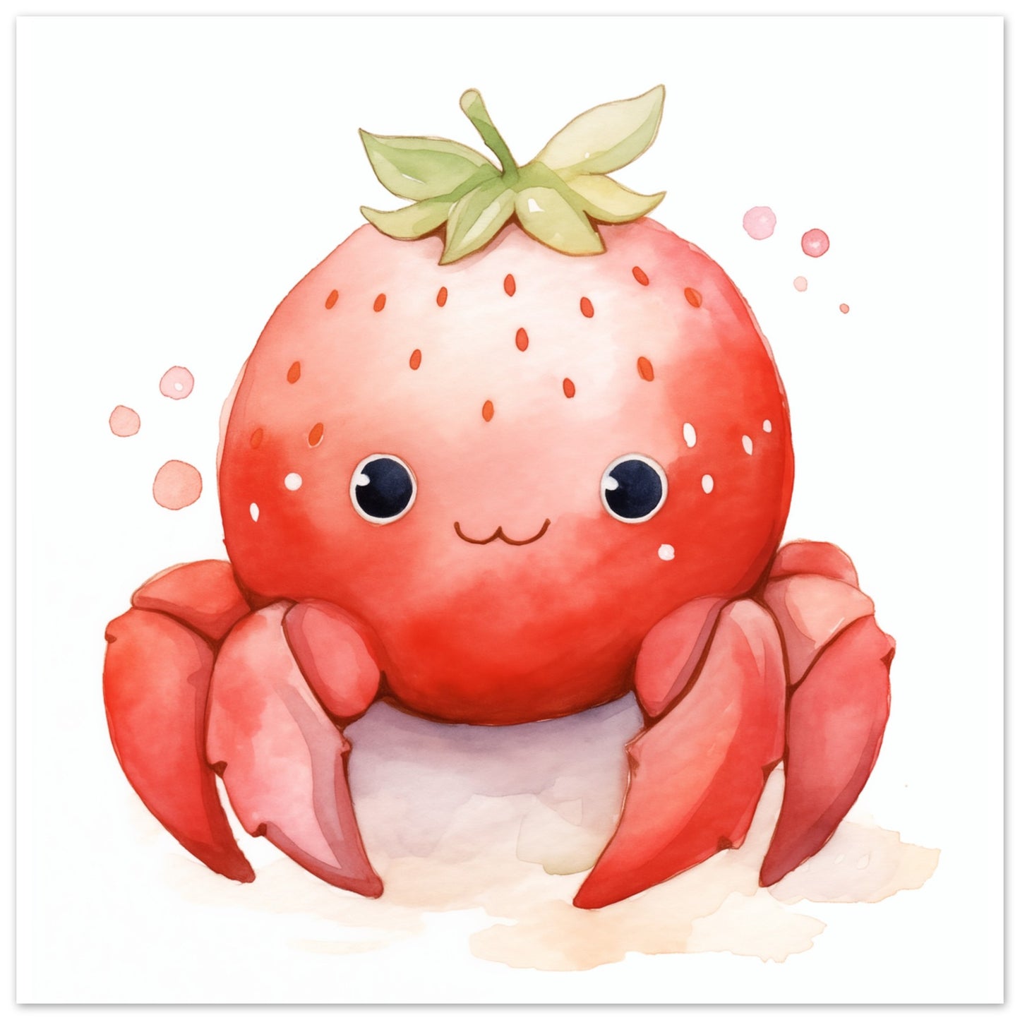 Craby Berry Poster 25x25 cm - Pixara