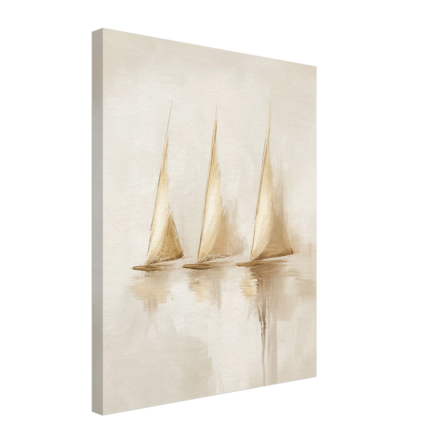 Ruhige Segel Leinwand 40x50 cm - Pixara