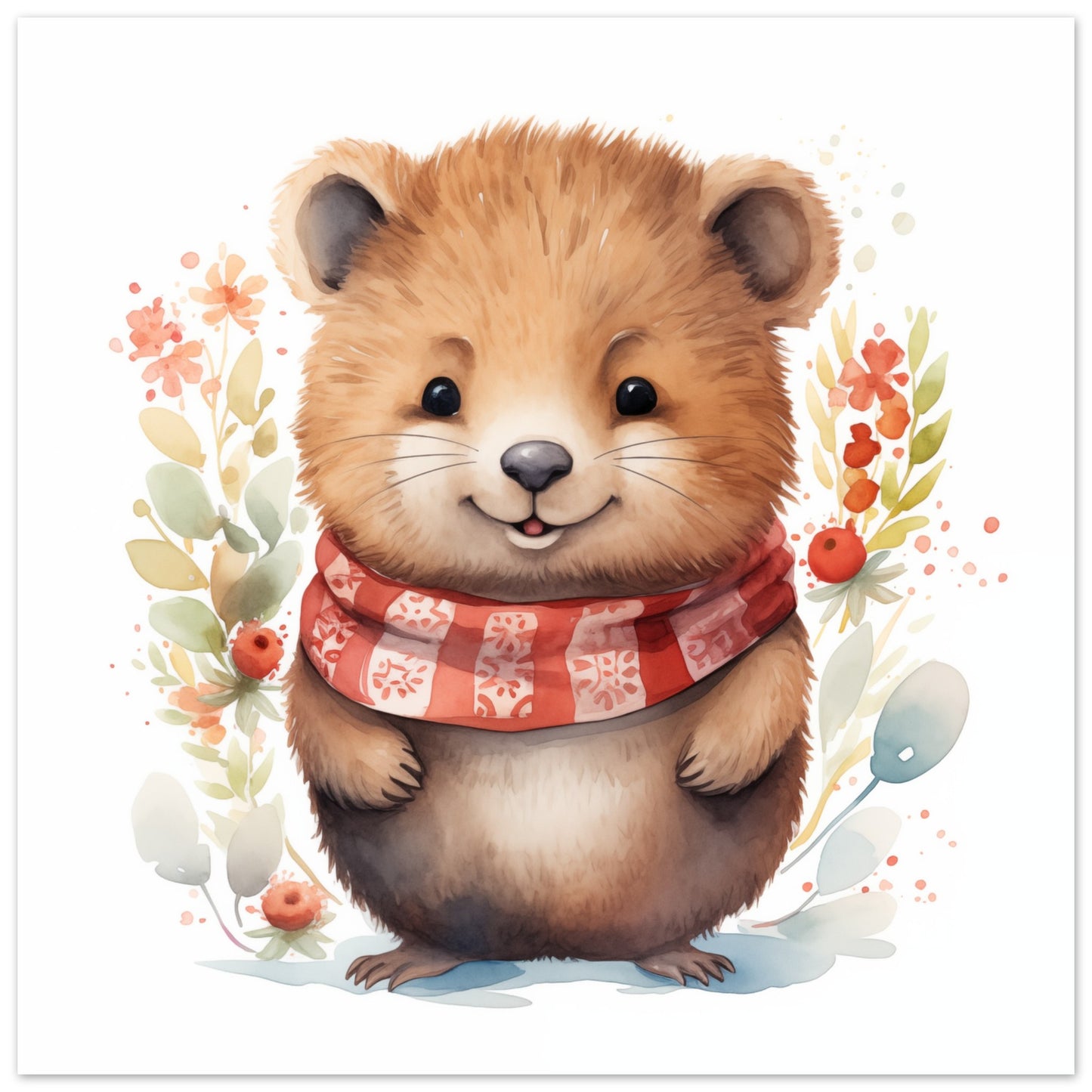 Quokka "Bella" Poster 25x25 cm - Pixara