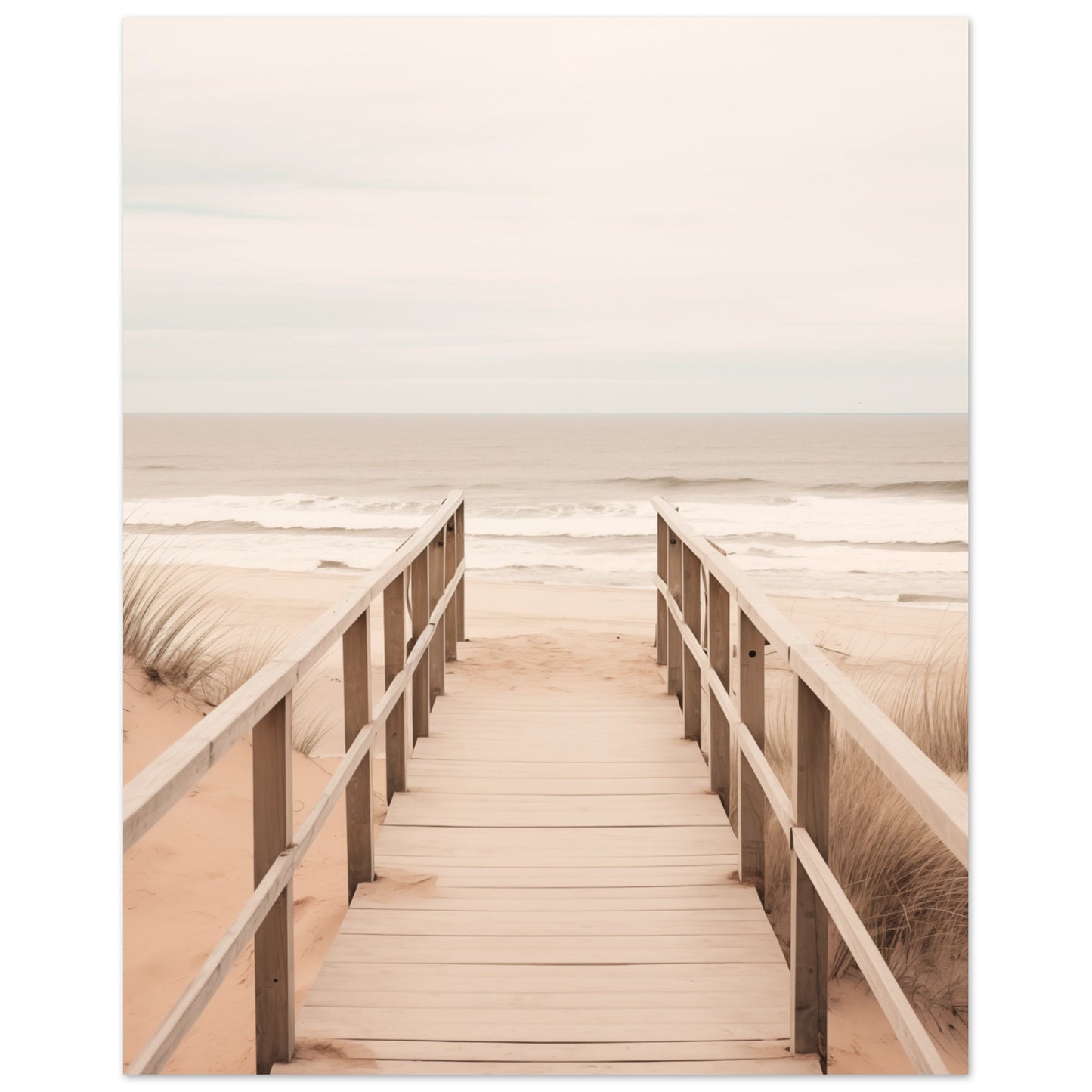 Weg zum Horizont Poster 20x25 cm - Pixara