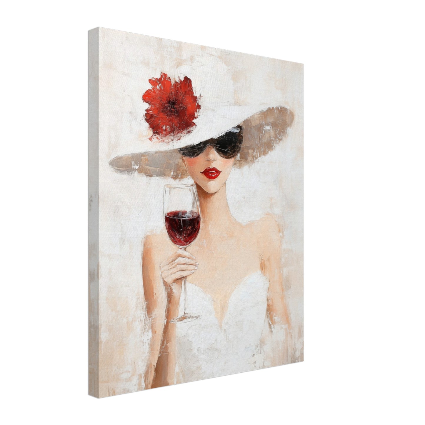 Impressionistische Eleganz Leinwand 40x50 cm - Pixara