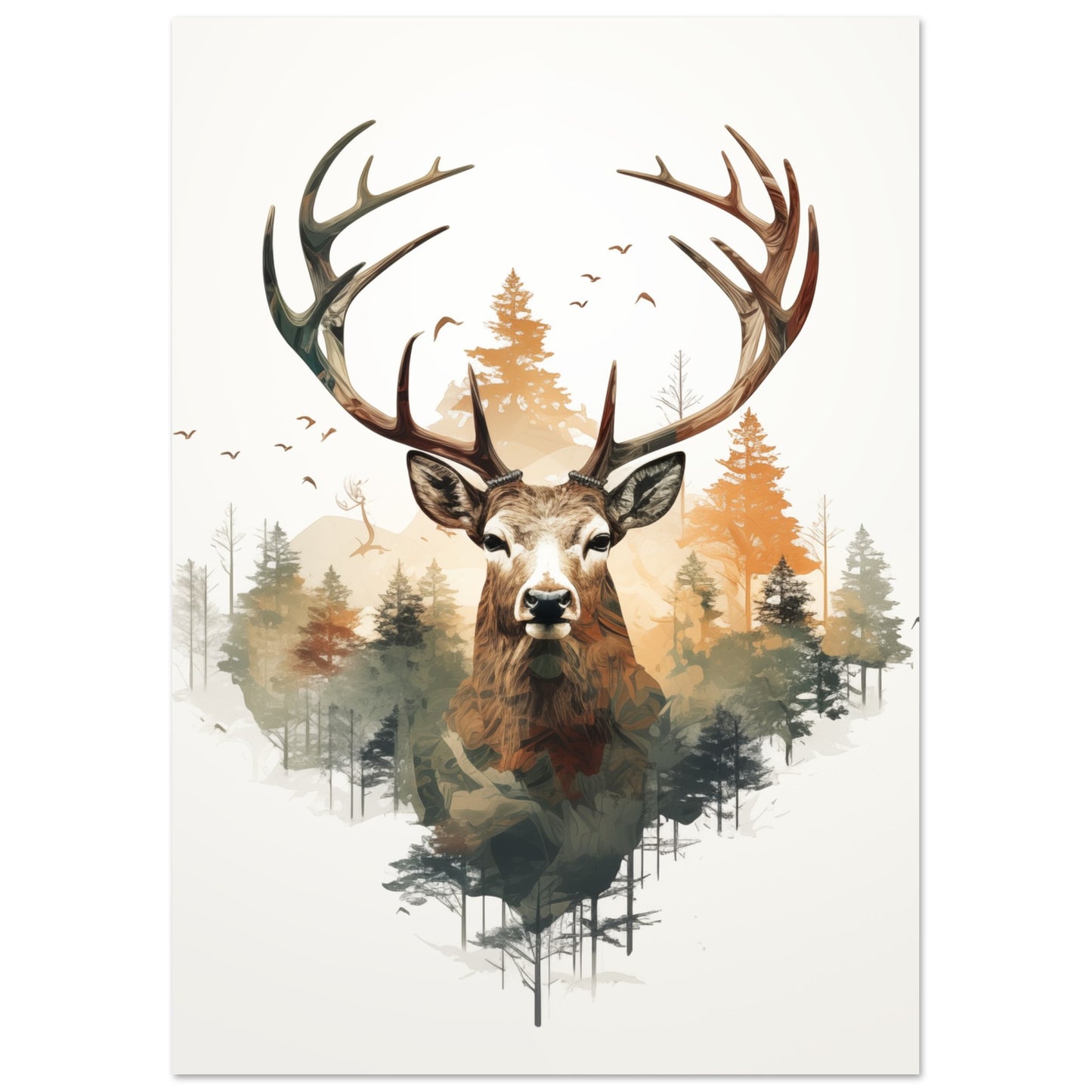 Waldkönig Poster A4 21x29.7 cm - Pixara