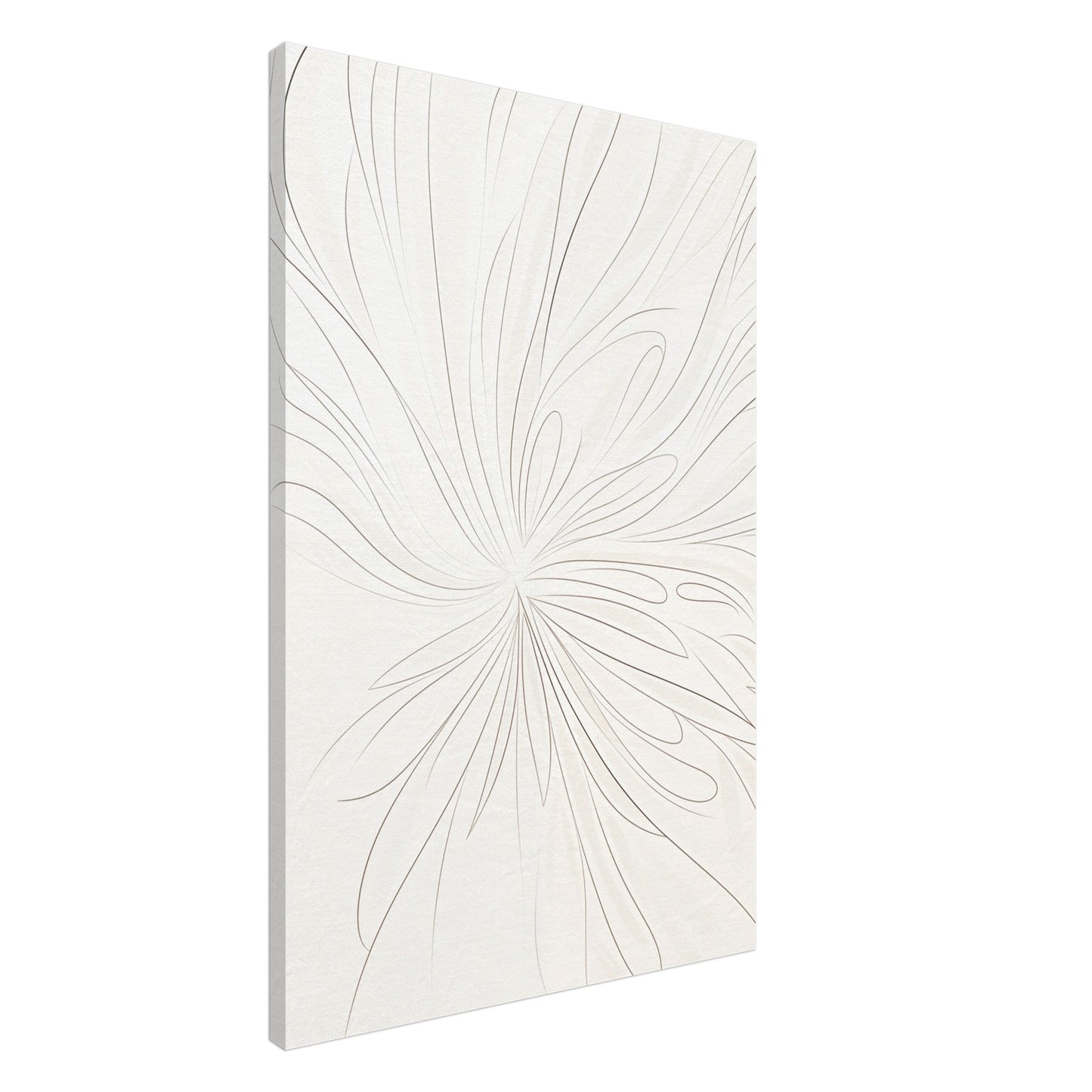 Feathery Lines Leinwand 60x90 cm - Pixara