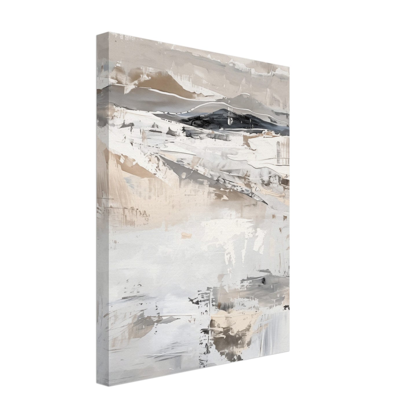 Winterhorizont Leinwand 30x40 cm - Pixara