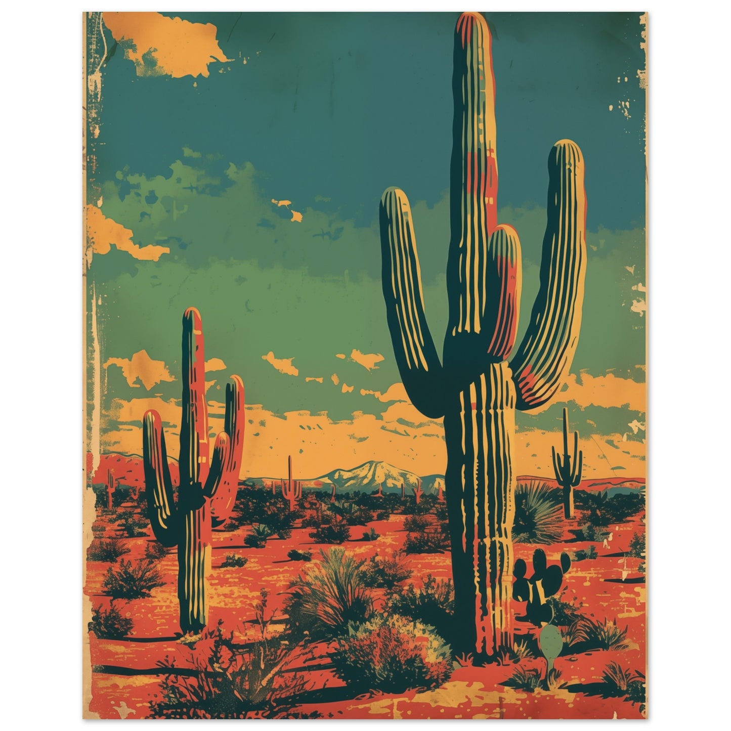 Wüstenzauber Poster 40x50 cm - Pixara