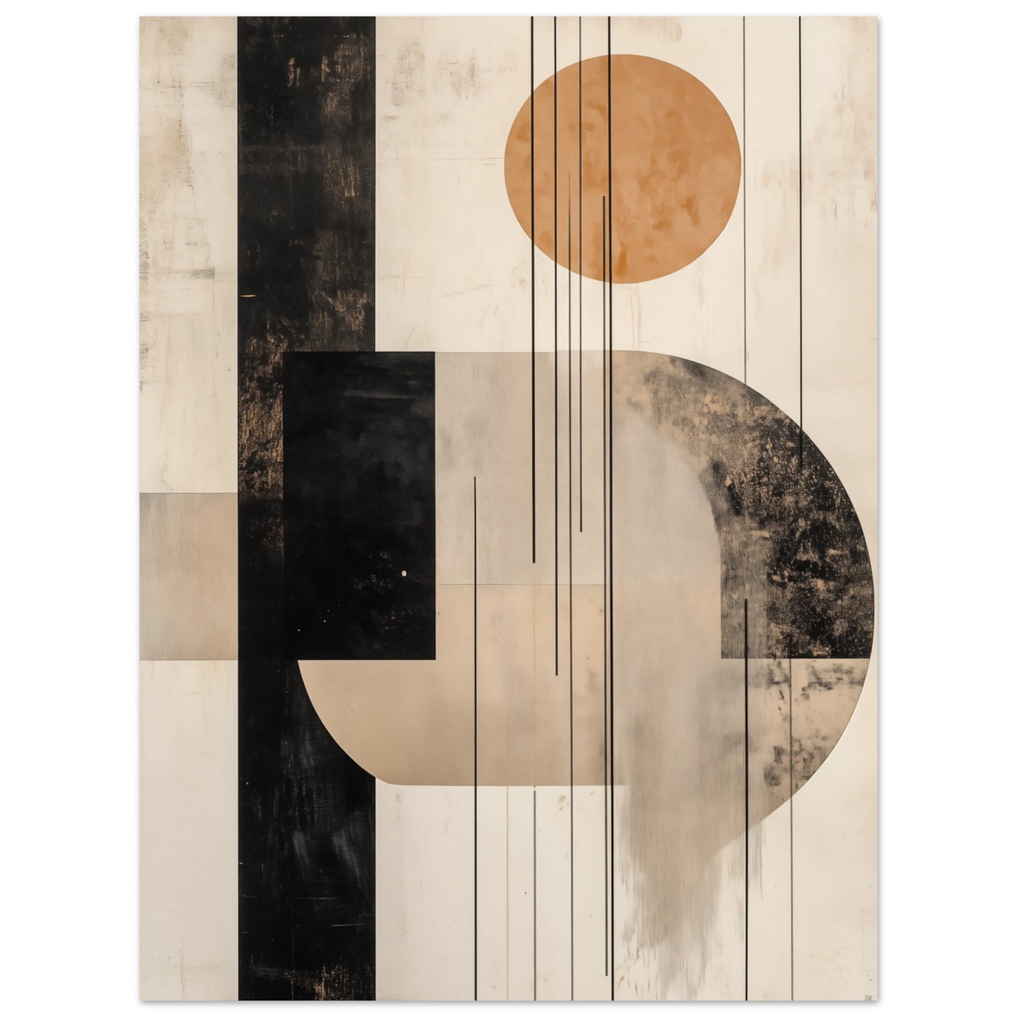 Geometrische Harmonie 30x40 cm - Pixara