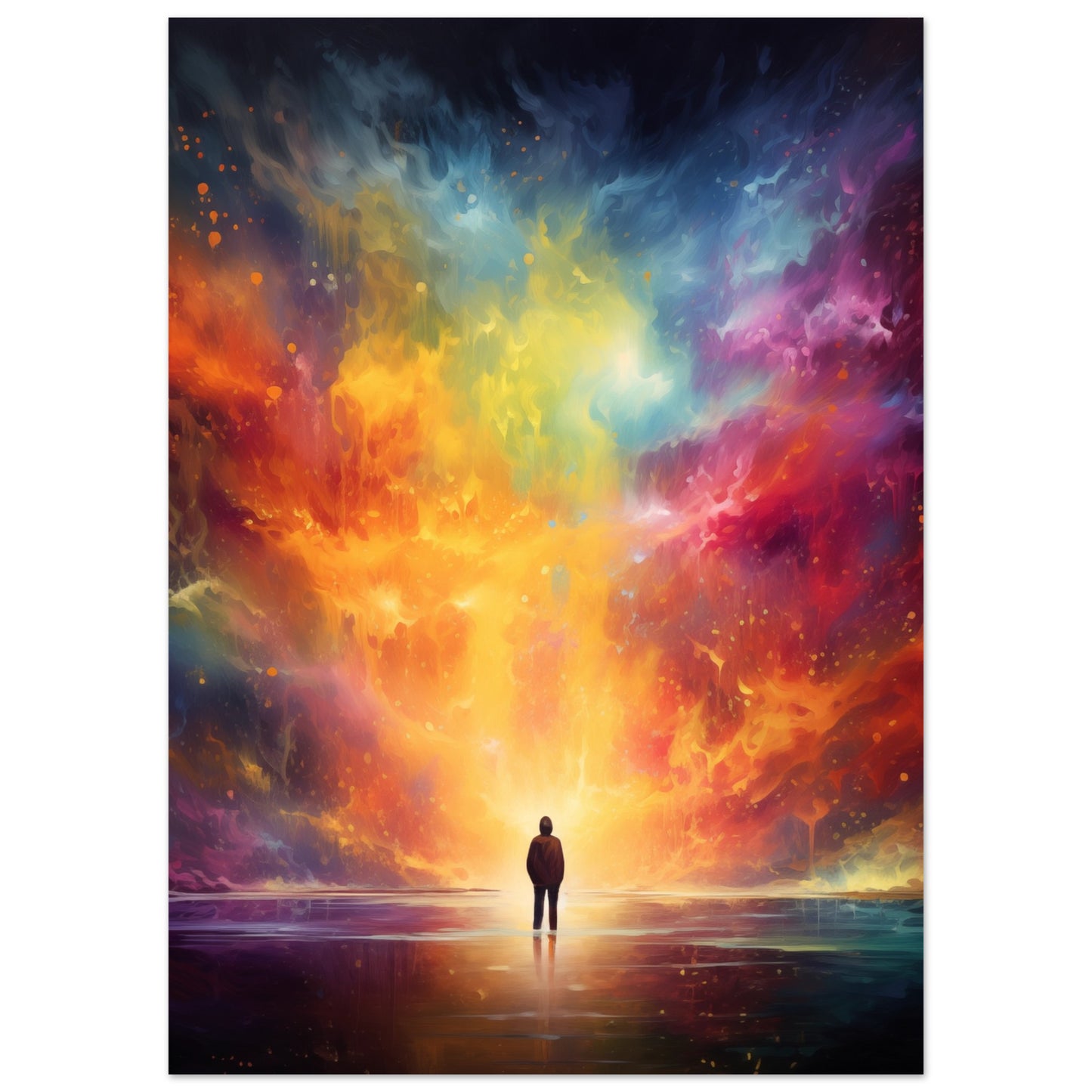 Farbexplosion Poster 50x70 cm - Pixara
