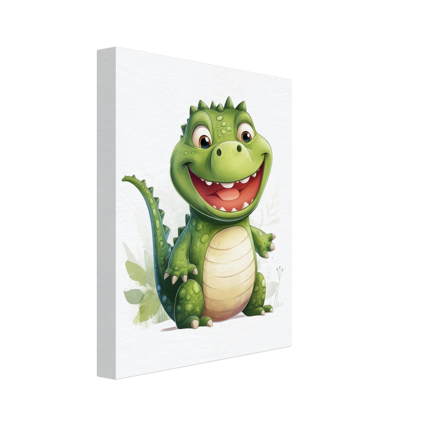Krokodil "Kasper" Leinwand 20x25 cm - Pixara