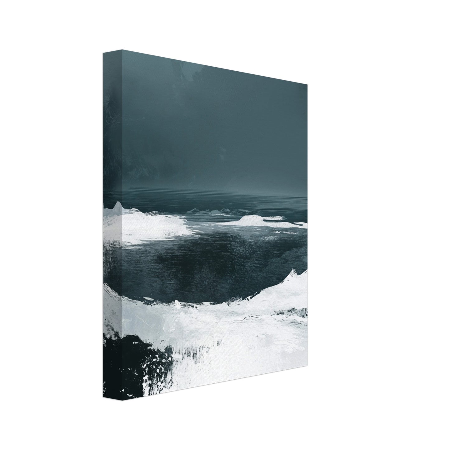 Arktische Stille Leinwand 20x25 cm - Pixara