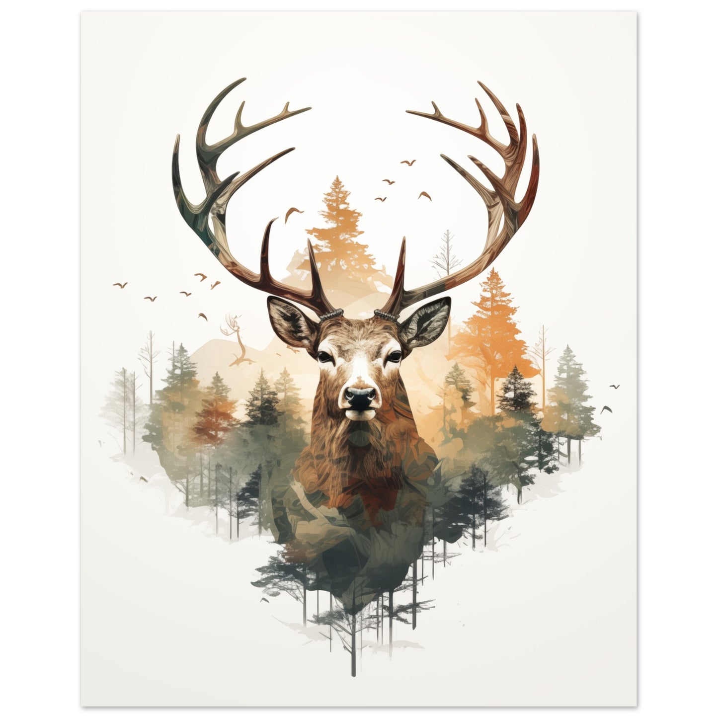 Waldkönig Poster 20x25 cm - Pixara