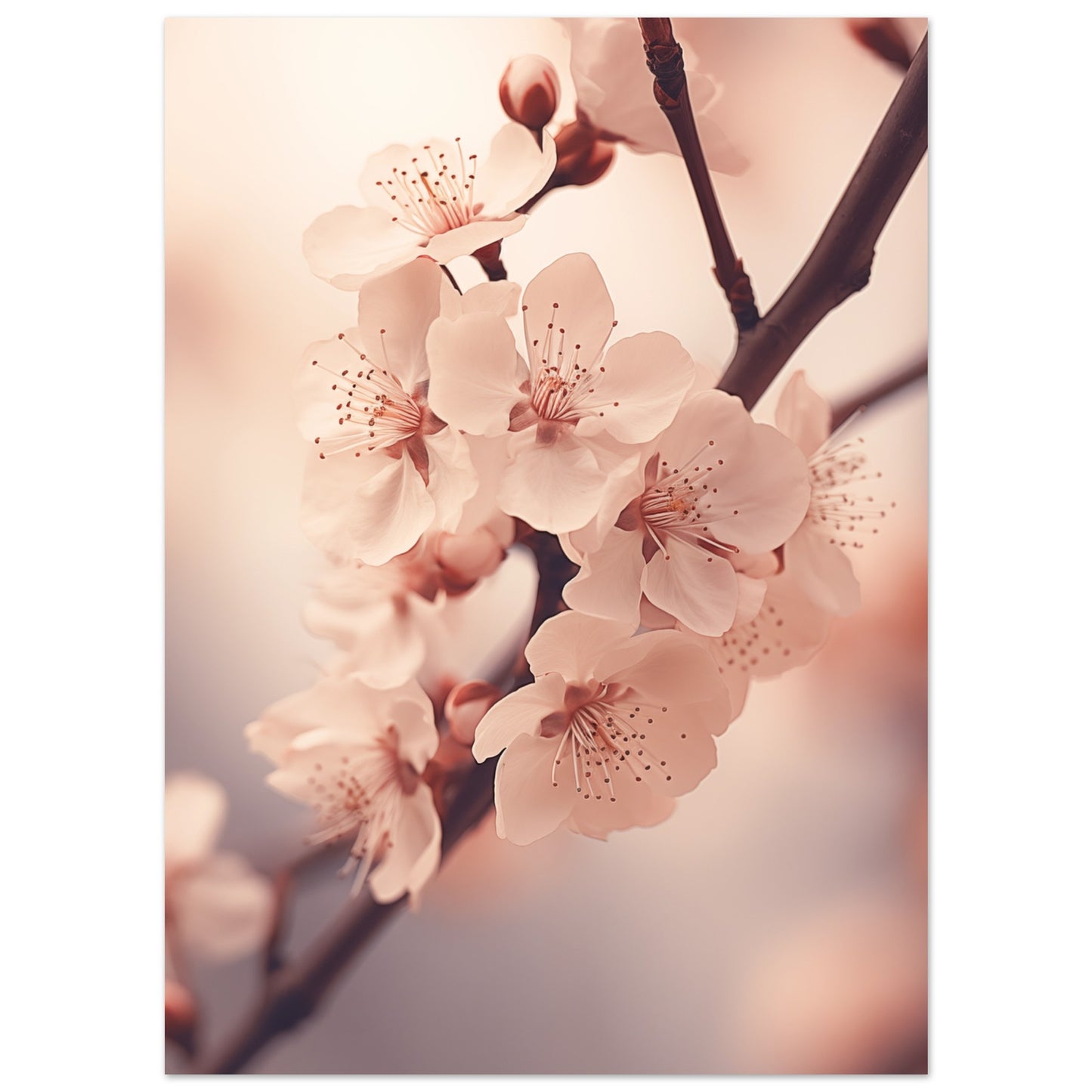 Kirschblüten Poster 13x18 cm - Pixara