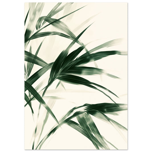 Palm Harmony – Minimalistisches Naturdesign Poster 70x100 cm - Pixara