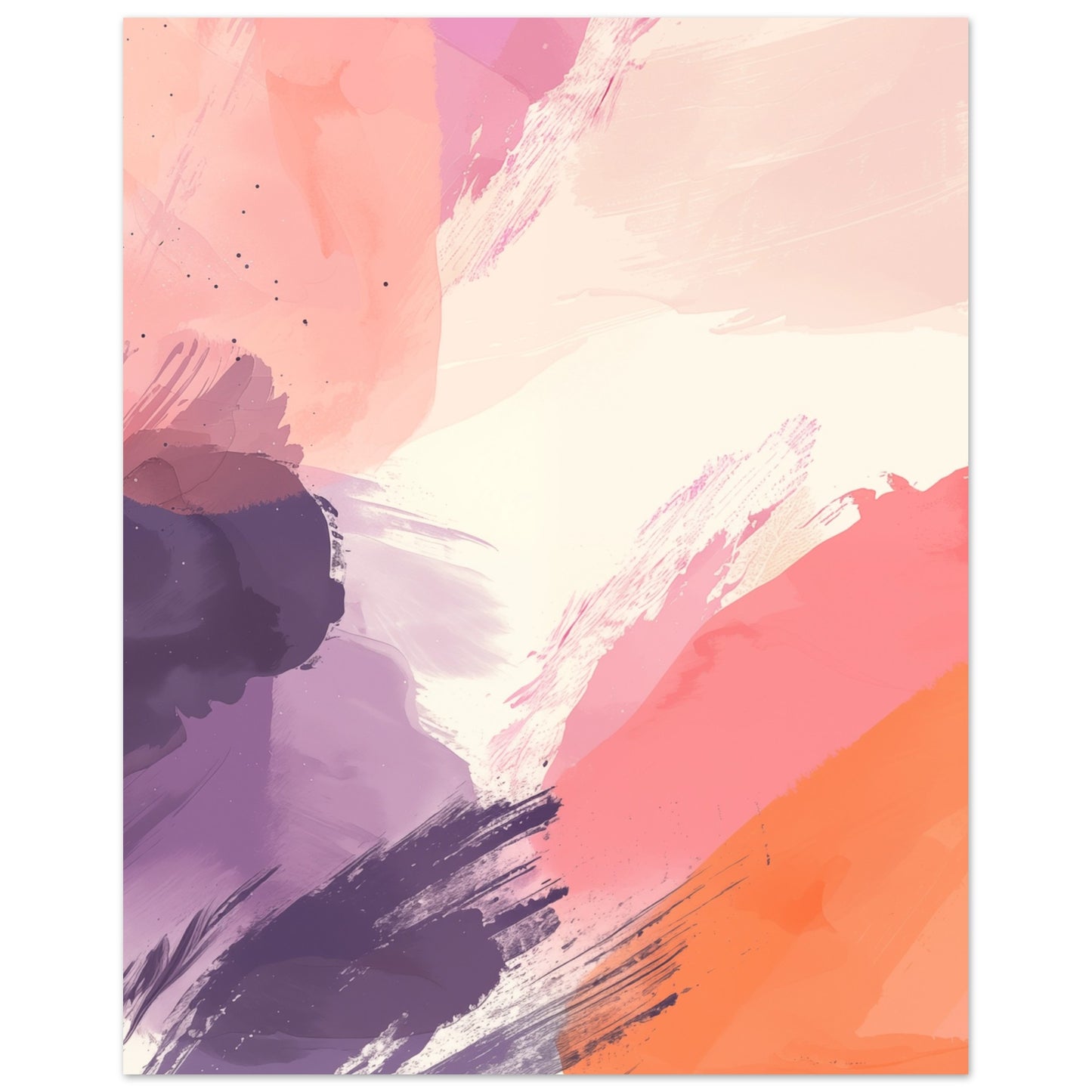 Pastell Morgen Poster 40x50 cm - Pixara