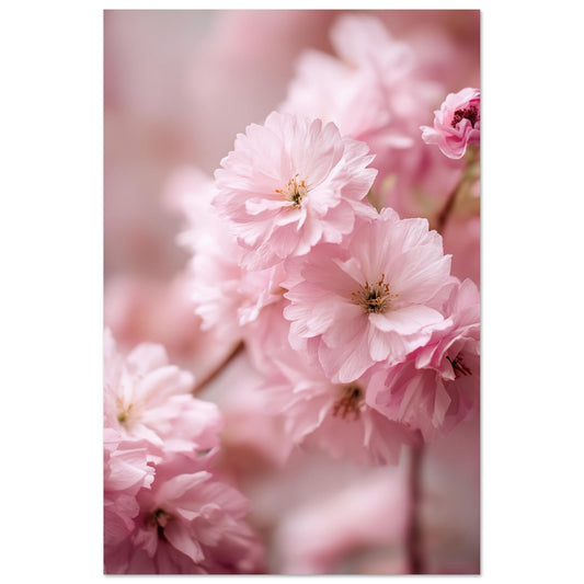 Zarte Kirschblüten im Frühling 60x90 cm - Pixara