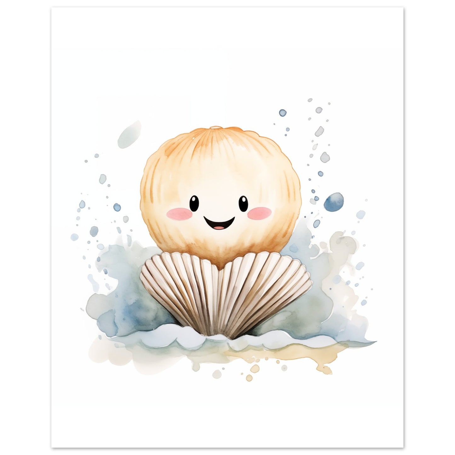 Muschel "Maurice" Poster 40x50 cm - Pixara