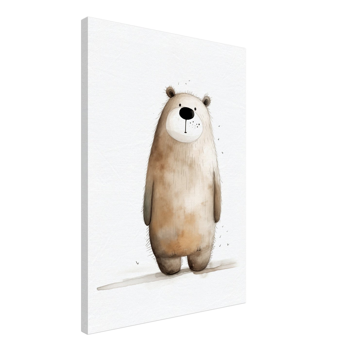Bär "Oscar" Leinwand 50x70 cm - Pixara