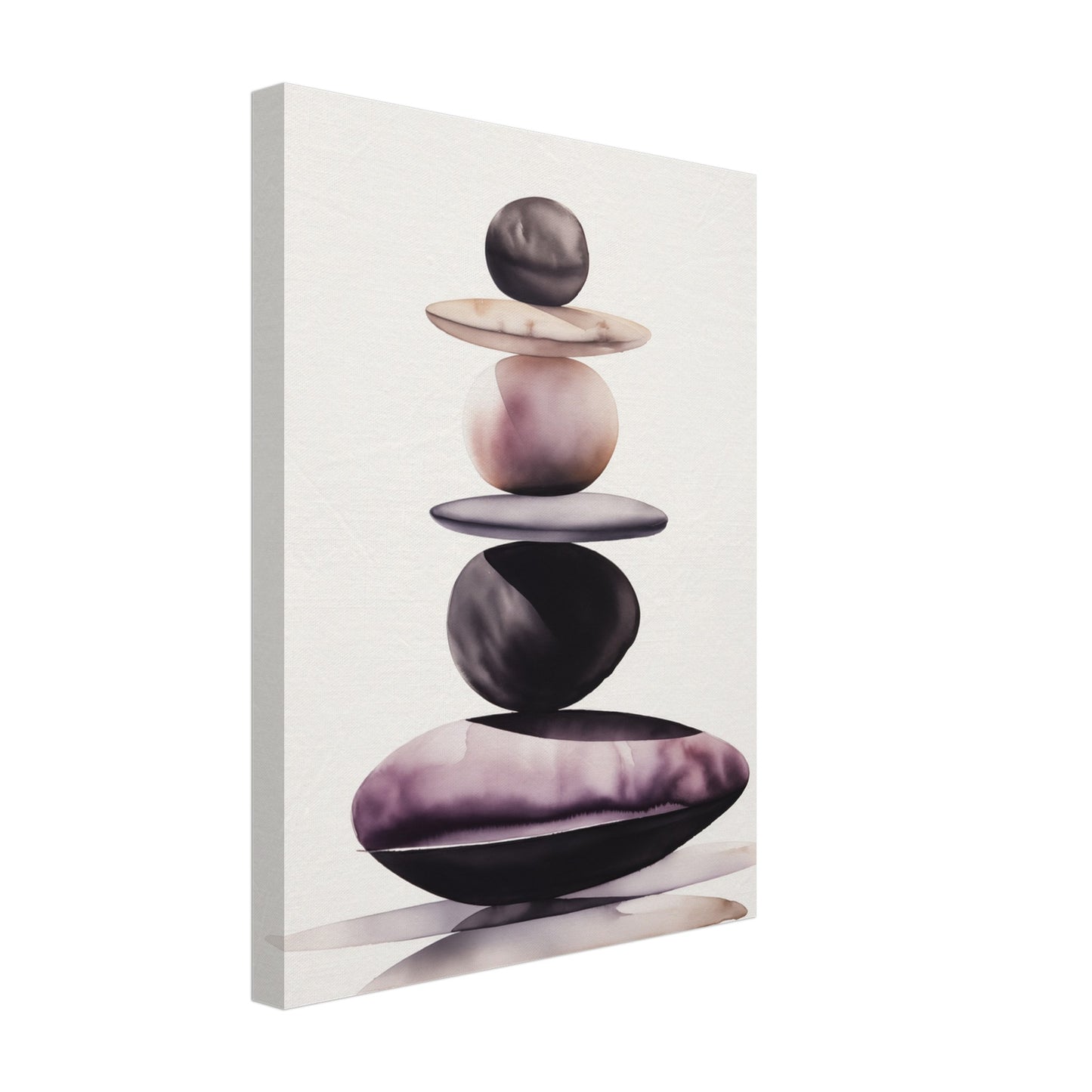 Balance der Formen Leinwand 30x40 cm - Pixara
