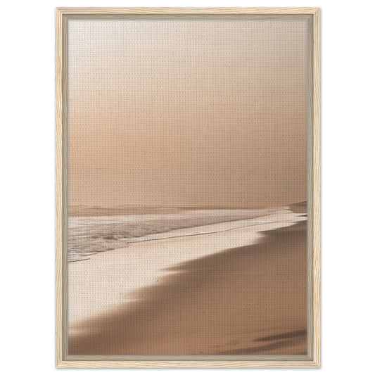 Tranquil Waves | Gerahmte Leinwand Holzrahmen 50x70 cm - Pixara