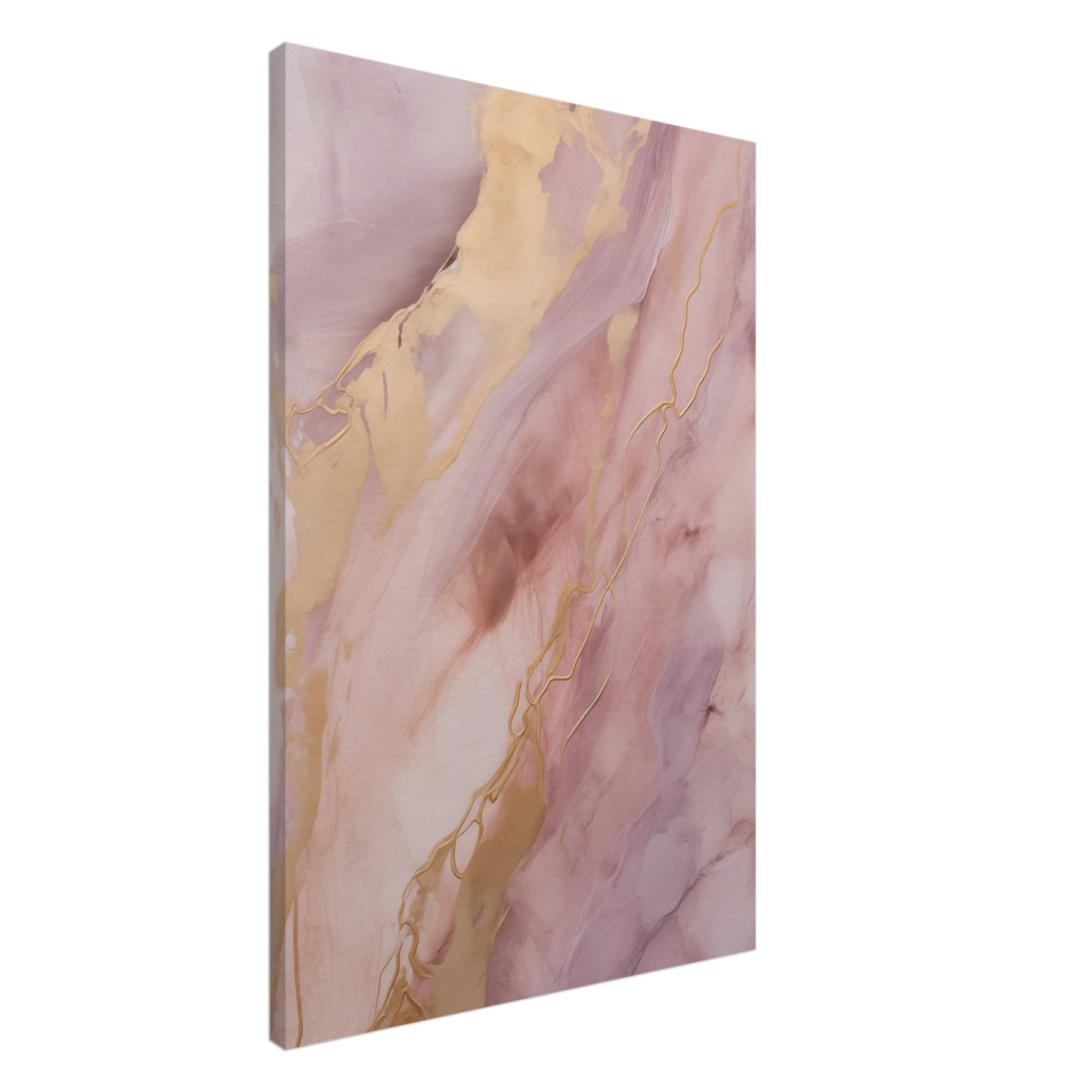 Purpur-Gold Leinwand 60x90 cm - Pixara