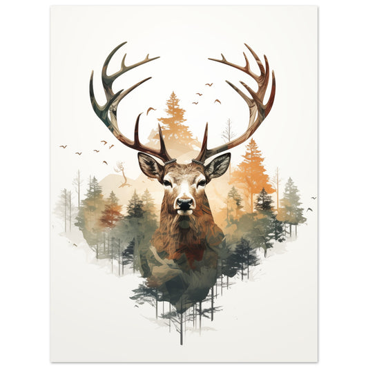 Waldkönig Poster 30x40 cm - Pixara