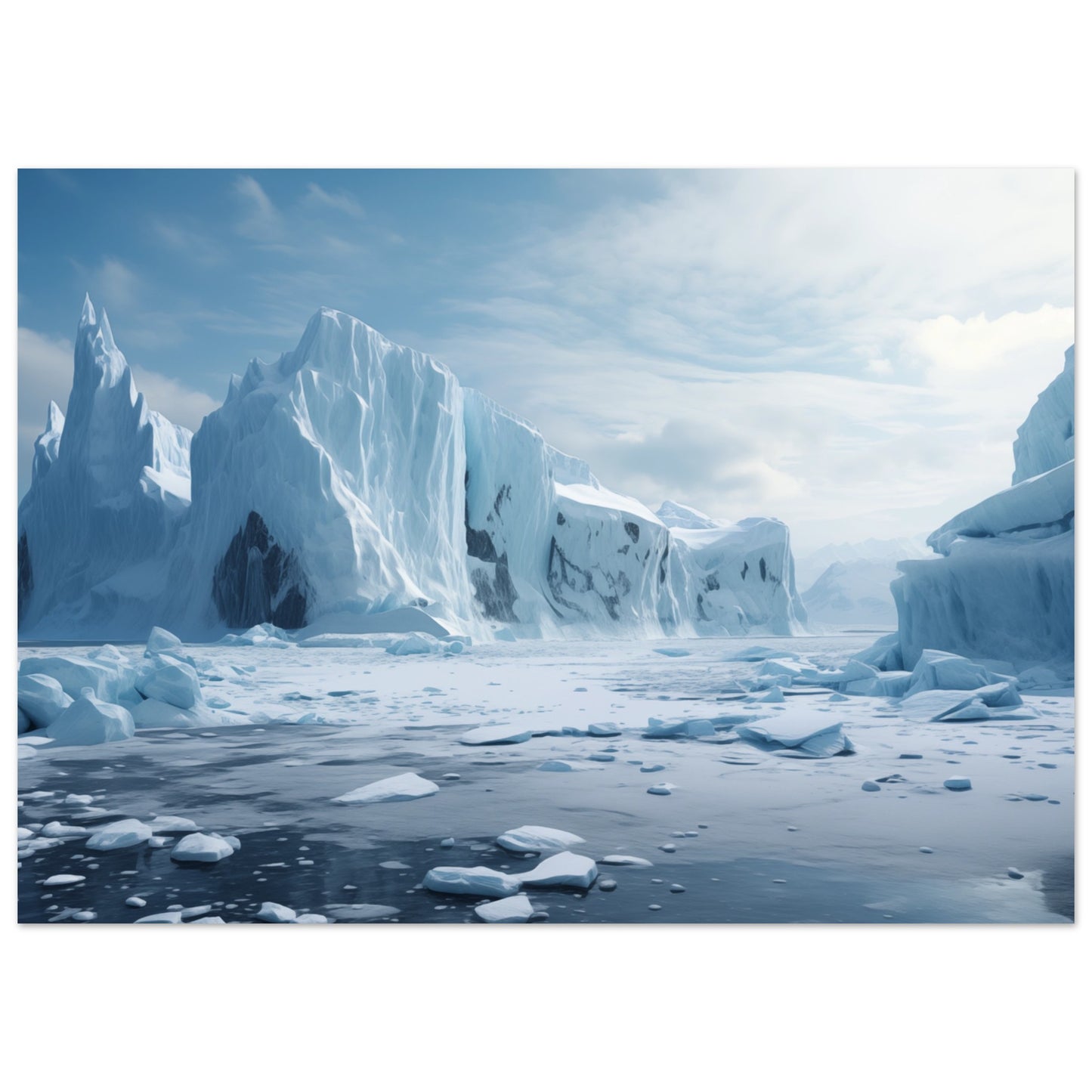Stille Polarität Poster 50x70 cm - Pixara