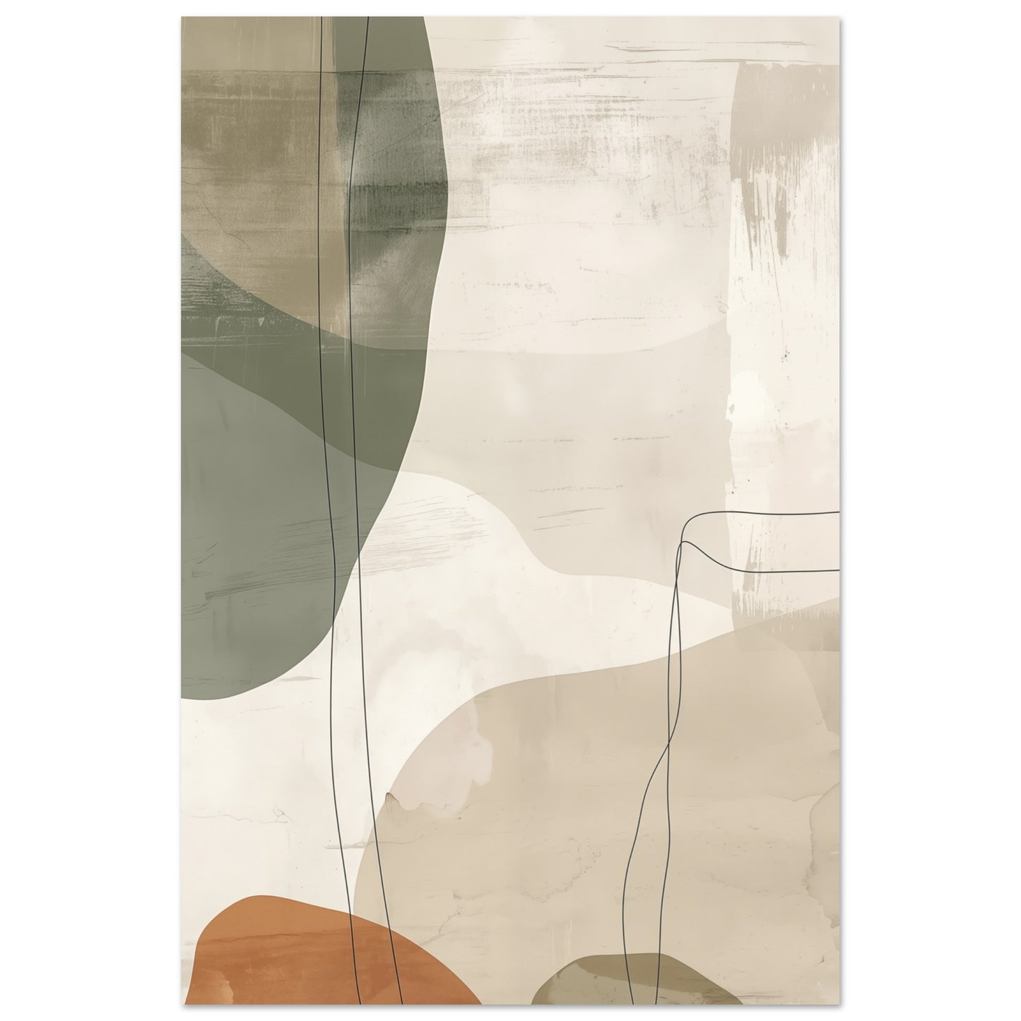 Boho Organik Poster 60x90 cm - Pixara