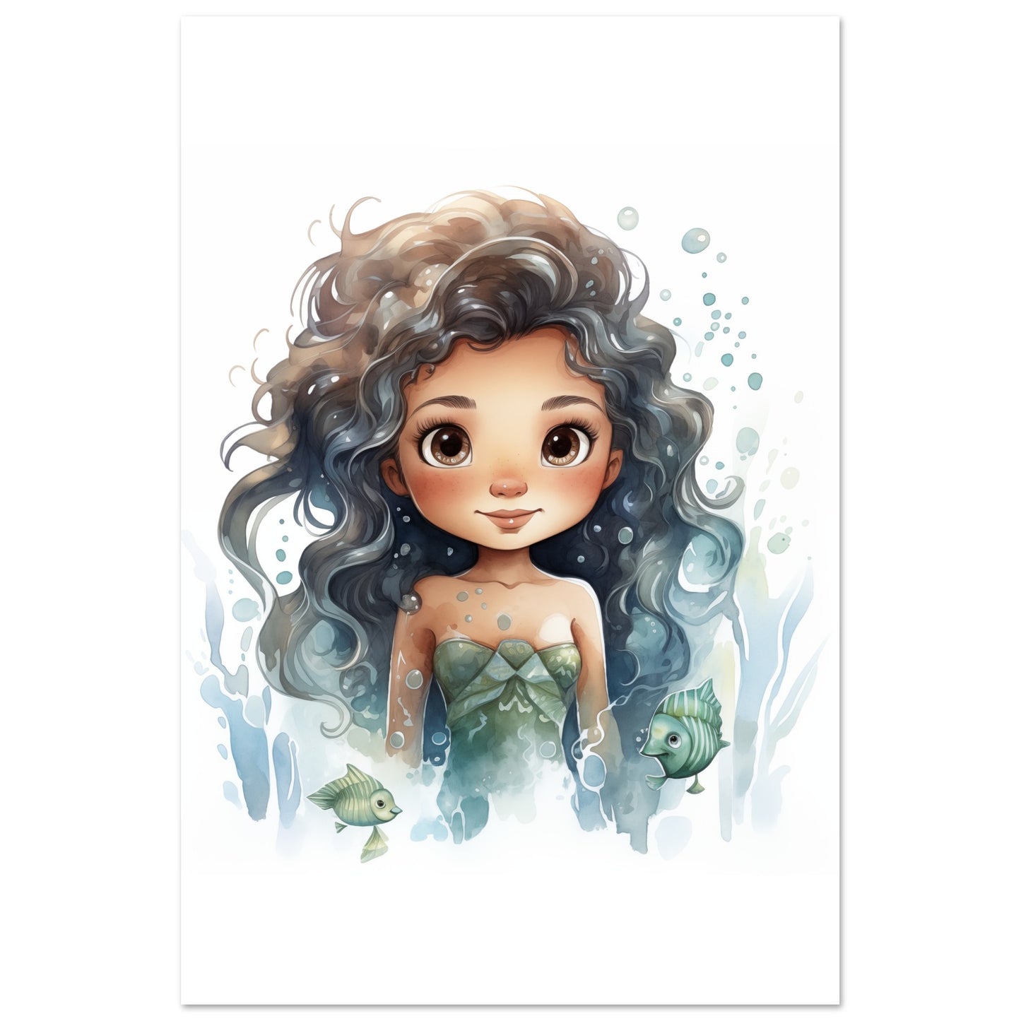 Meerjungfrau "Marlen" Poster 60x90 cm - Pixara