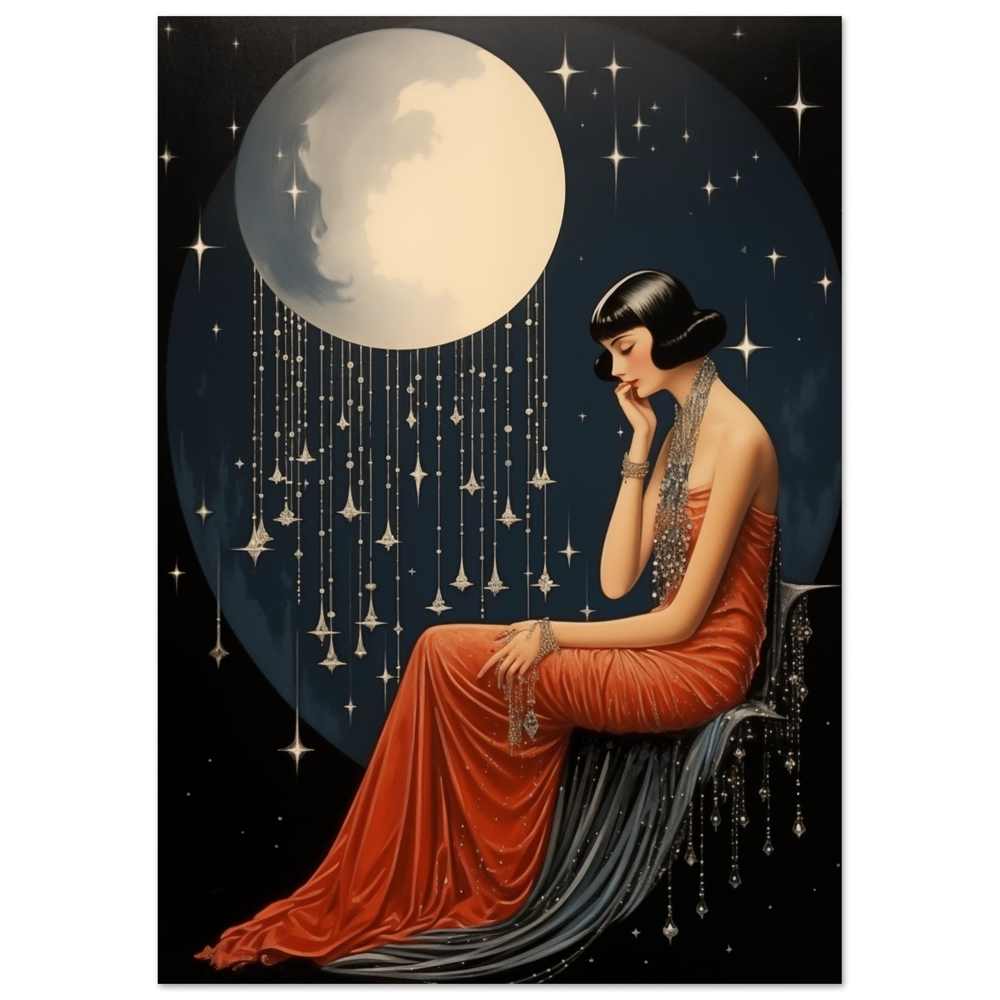 Sternennacht Träumerei A4 21x29.7 cm - Pixara