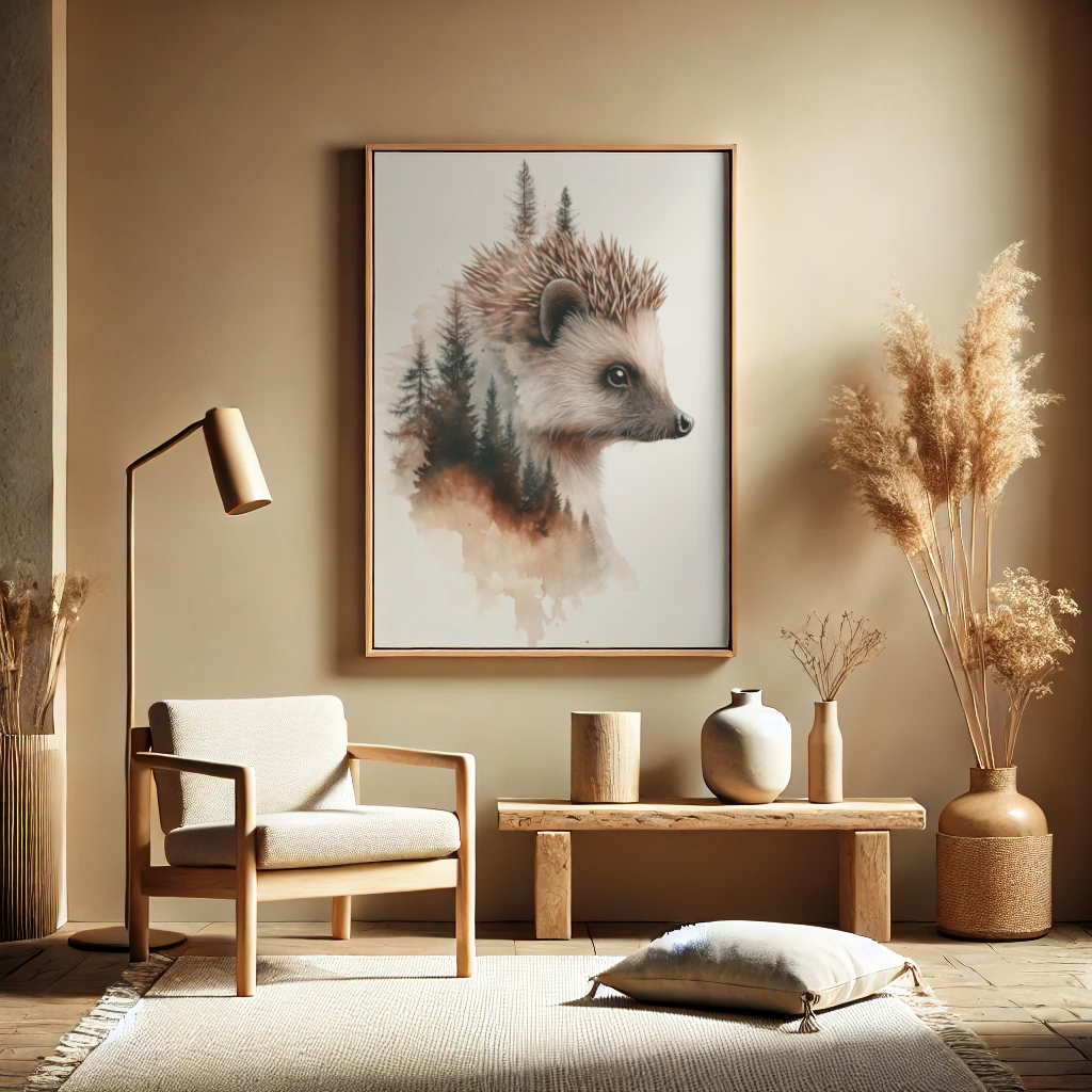 Doppelbelichtung Igel - Pixara