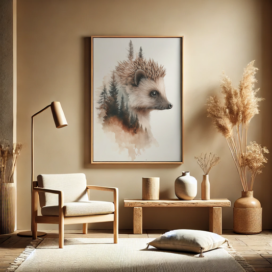 Doppelbelichtung Igel - Pixara