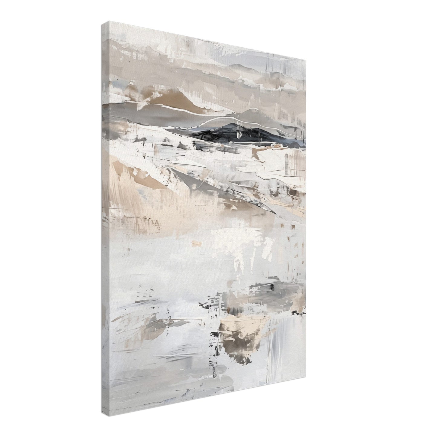 Winterhorizont Leinwand 50x70 cm - Pixara