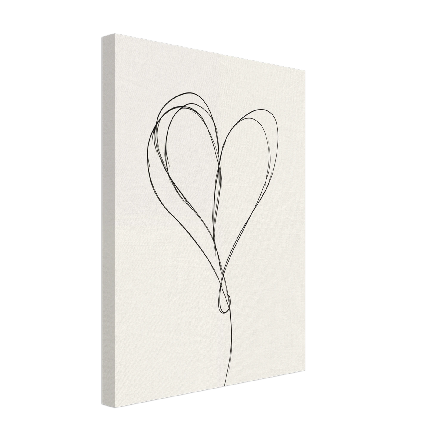 One-Line Love Leinwand 30x40 cm - Pixara