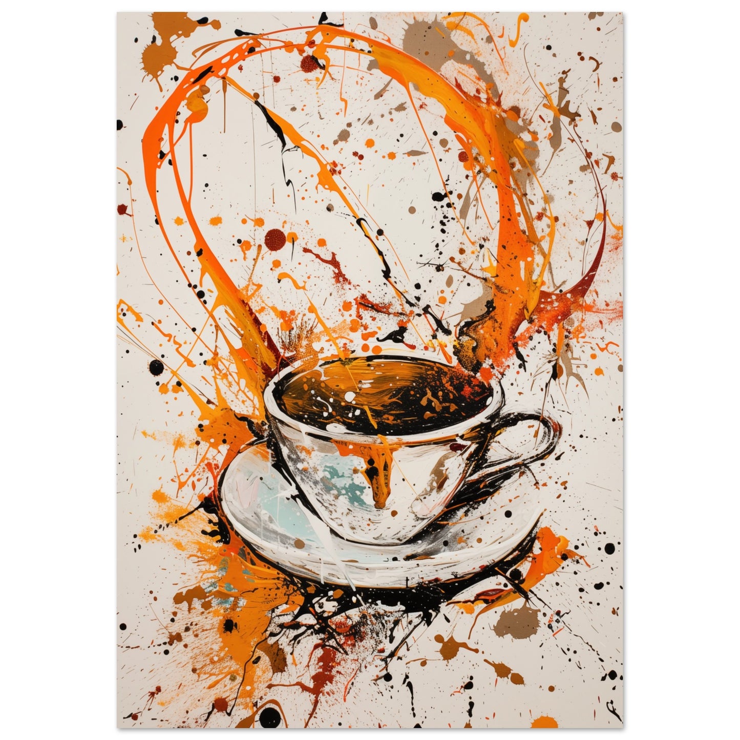 Kaffee Explosion A4 21x29.7 cm - Pixara