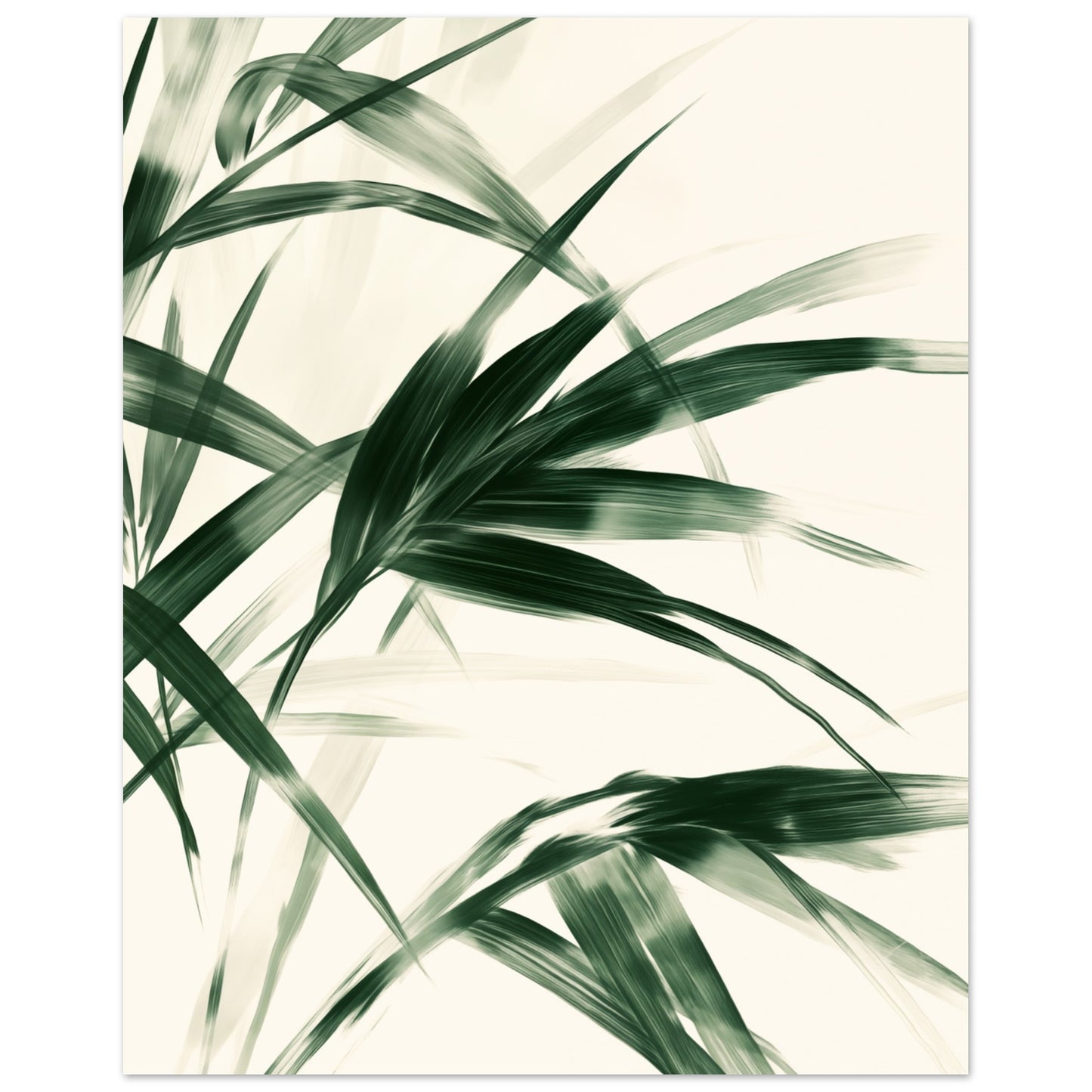 Palm Harmony – Minimalistisches Naturdesign Poster 40x50 cm - Pixara