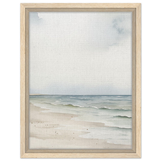 Meeresblick | Gerahmte Leinwand Holzrahmen 30x40 cm - Pixara
